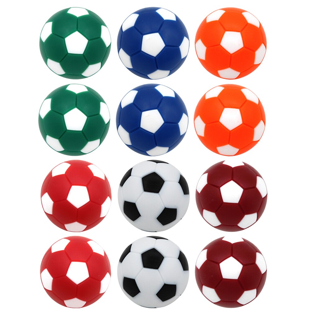 12PCS Foosball Soccer Balls Table Football Balls Replacement Footballs Replacement Foosballs